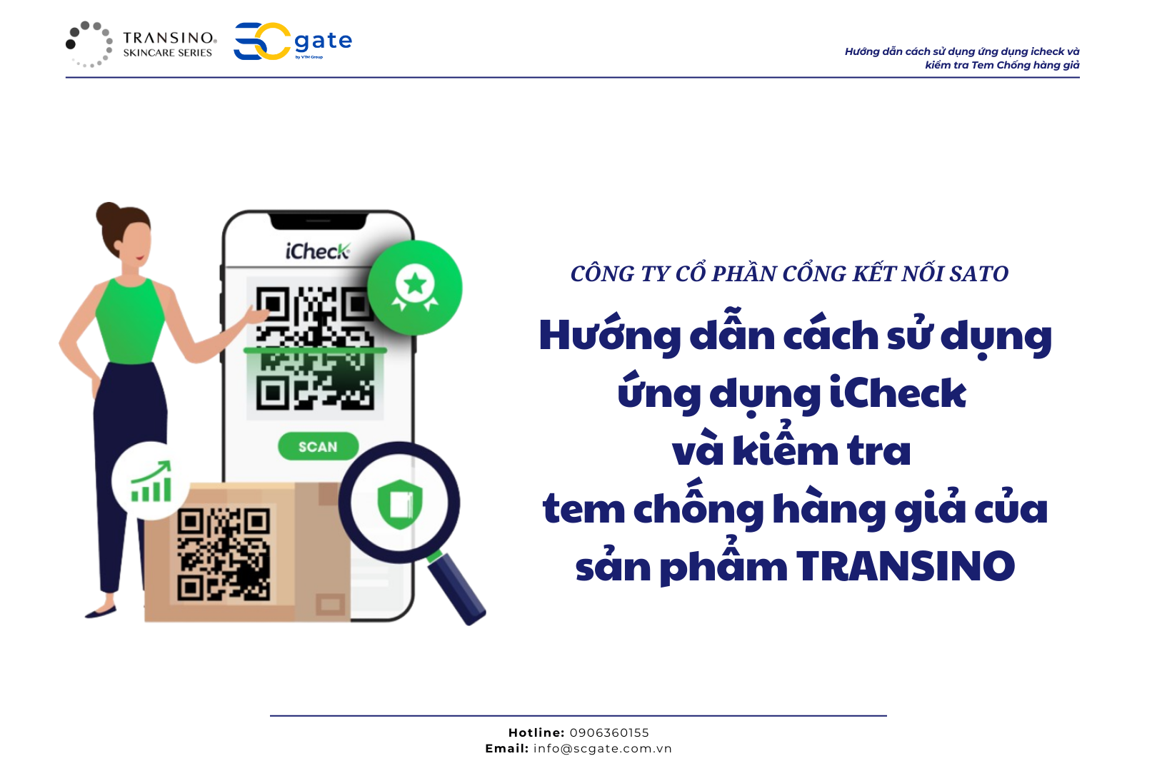 HƯỚNG DẪN SỬ DỤNG TEM CHỐNG HÀNG GIẢ