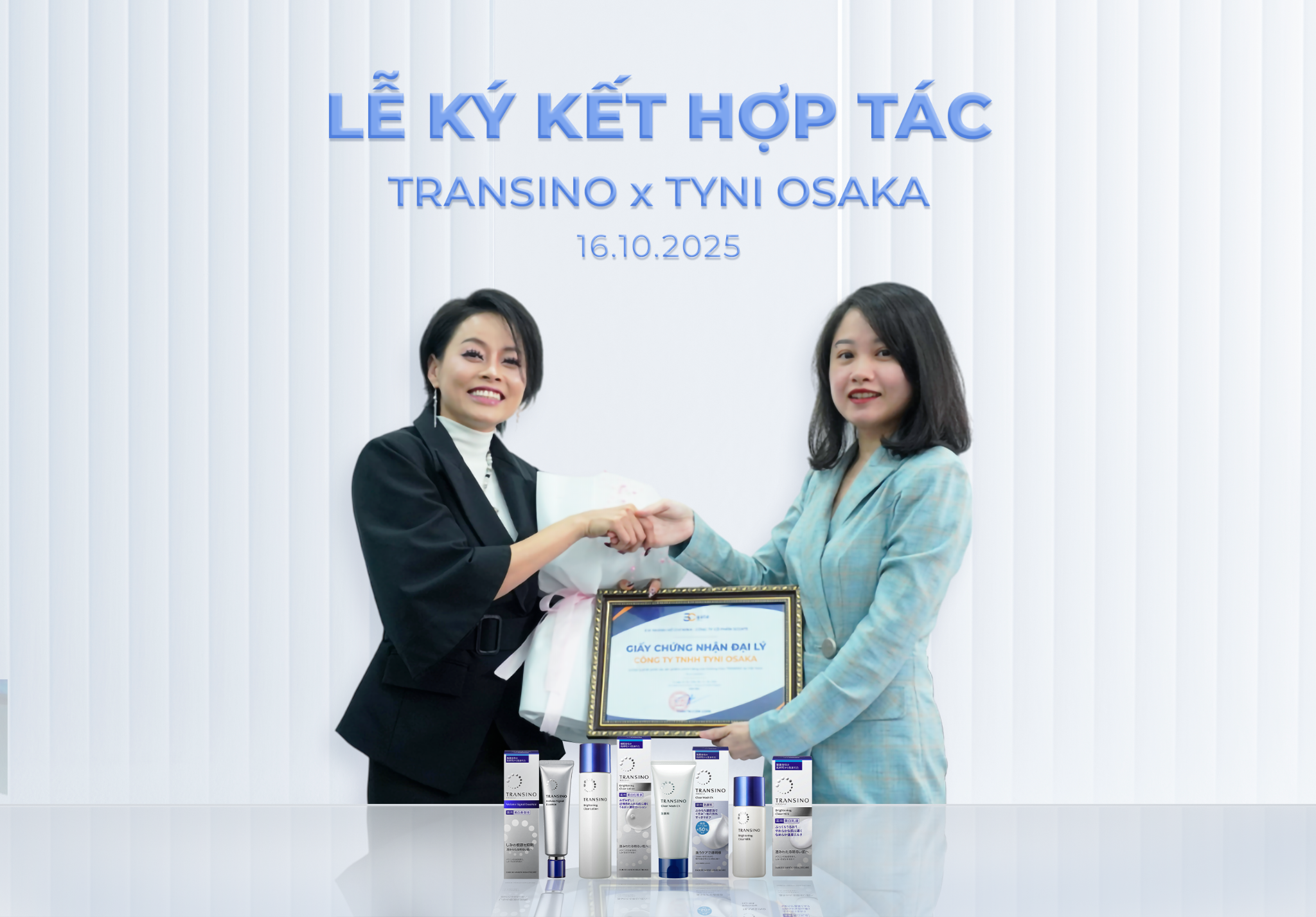 SCgate & KOL Tyni Osaka Ký kết hợp tác - Lan toả giá trị làm đẹp chuẩn Nhật cùng TRANSINO